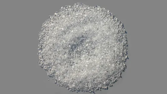 Granule de cristal de fluorure de magnésium MgF2 de prix d'usine pour le revêtement d'évaporation optique
